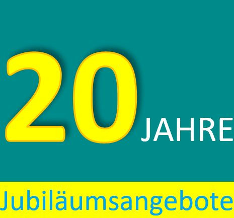 20 Jahre Designlager Jubiläumsangebote 20 Jahre Designlager Jubiläumsangebote