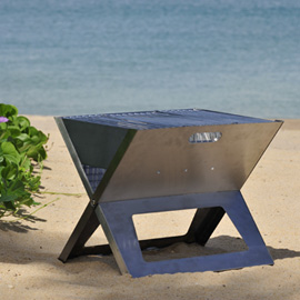 Folding barbecue Notebook-Grill