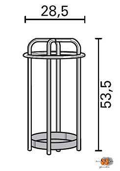 Umbrella stand Gispen 1017