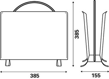 Magazine rack Gispen 1022