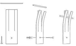 Clothing hook Span