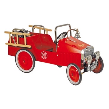 Baghera Oldtimer Pedal Car Fire Truck