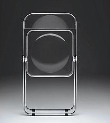 Plexiglass-folding chair Plia