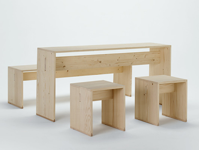 Bench Gugelot WOODY