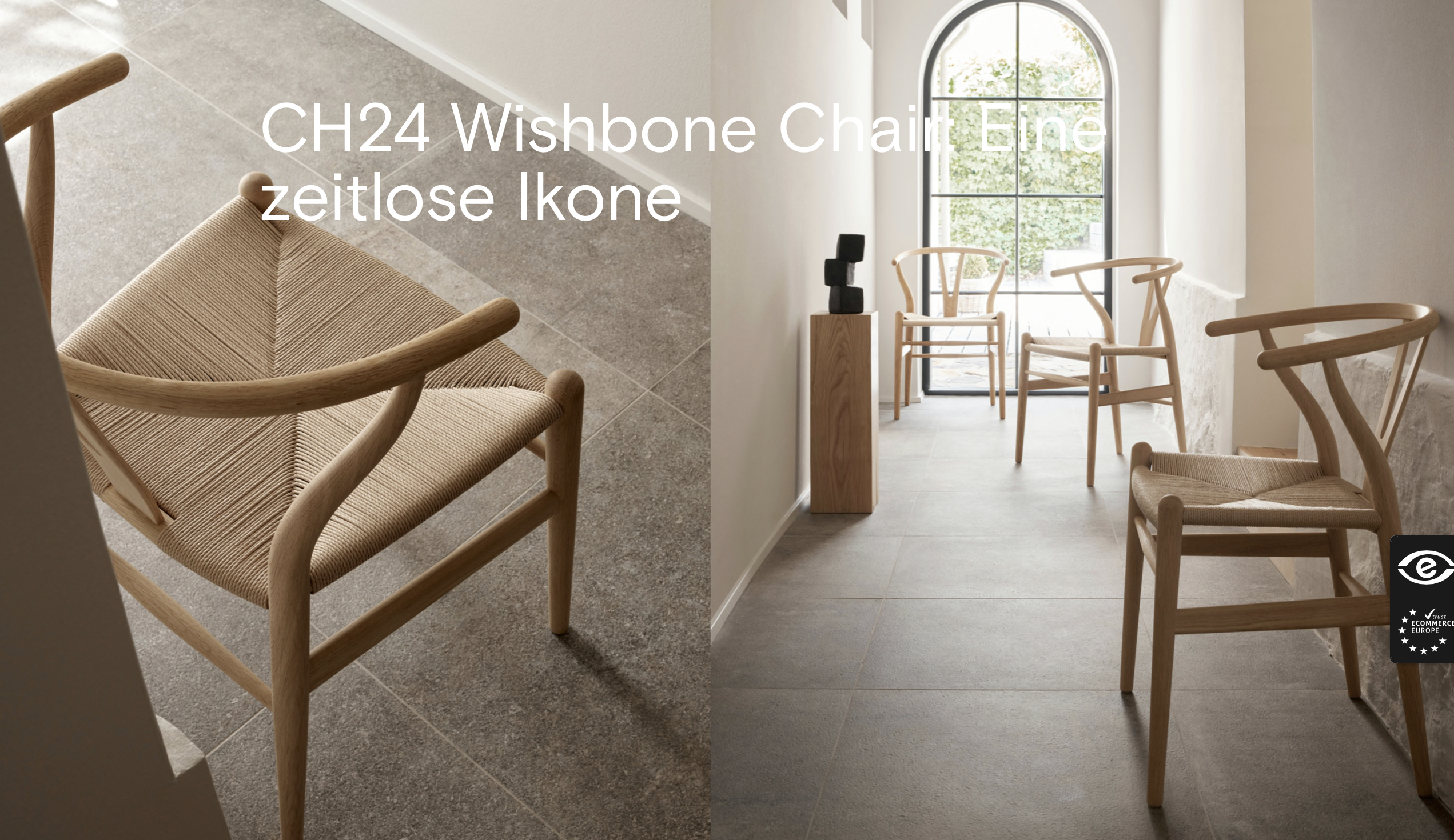 SONDERAKTION: Wegner - Stuhl CH 24 WISHBONE CHAIR von Carl Hansen & Son SONDERAKTION: Wegner - Stuhl CH 24 WISHBONE CHAIR von Carl Hansen & Son