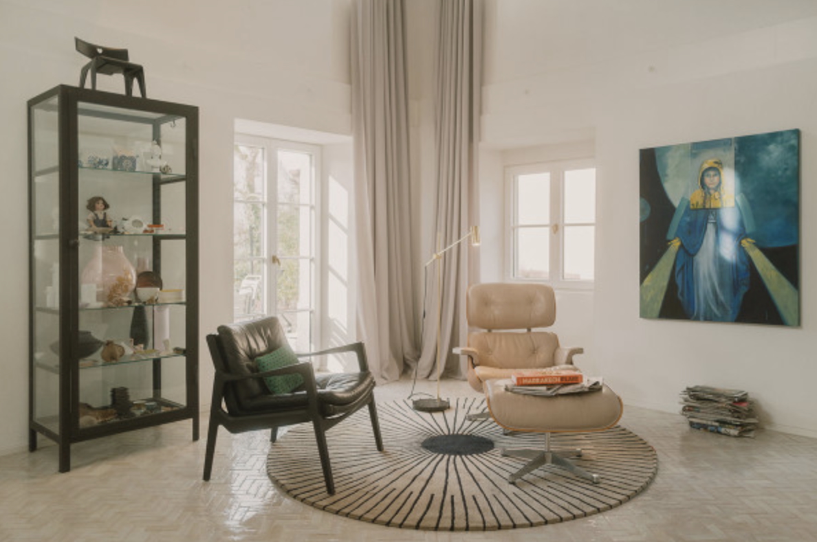 Verner Panton - Teppich RAYS GREIGE von Designer Carpets Verner Panton - Teppich RAYS GREIGE von Designer Carpets